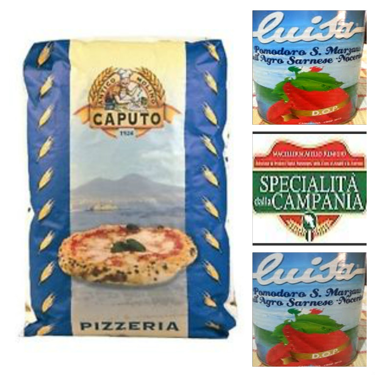 Farina Caputo 00 Pizzeria Blu kg 25+ 2Barattoli di Pomodoro Solea da  500gr - Specialità dalla Campania